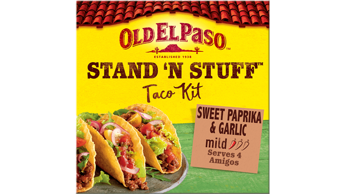 Stand 'N' Stuff Crunchy Taco Kit Mexican Food Old El Paso